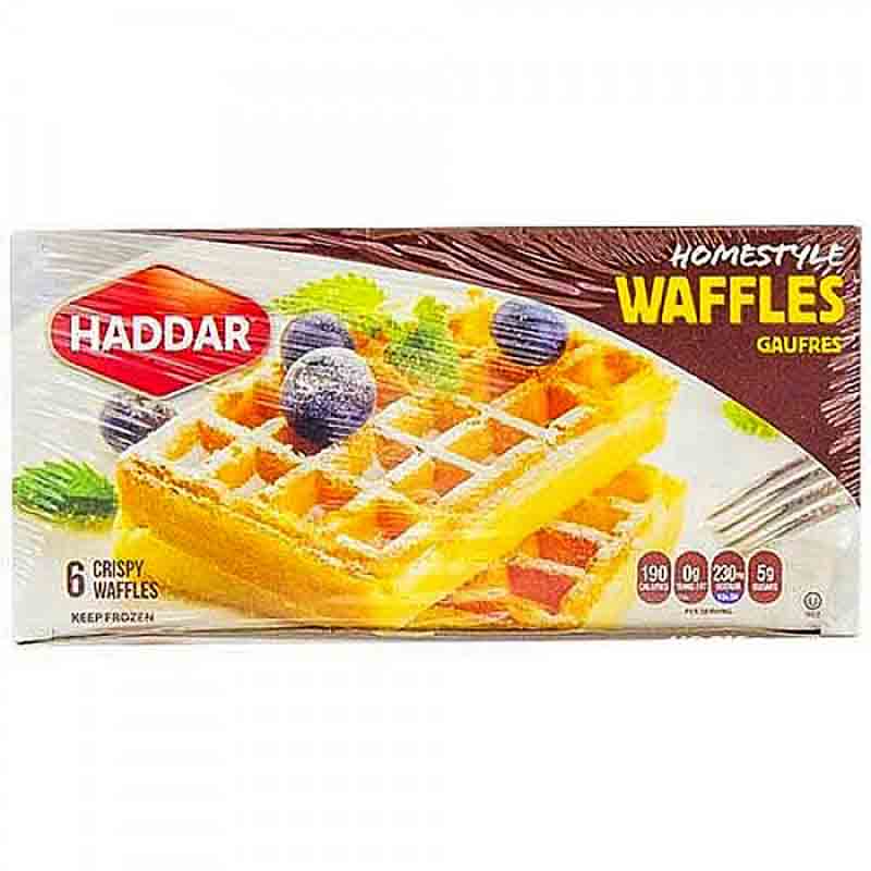 Haddar Homestyle Waffles Gaufres 425 gr