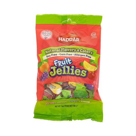 Haddar Natural Flavors Fruit Jelies 7 oz