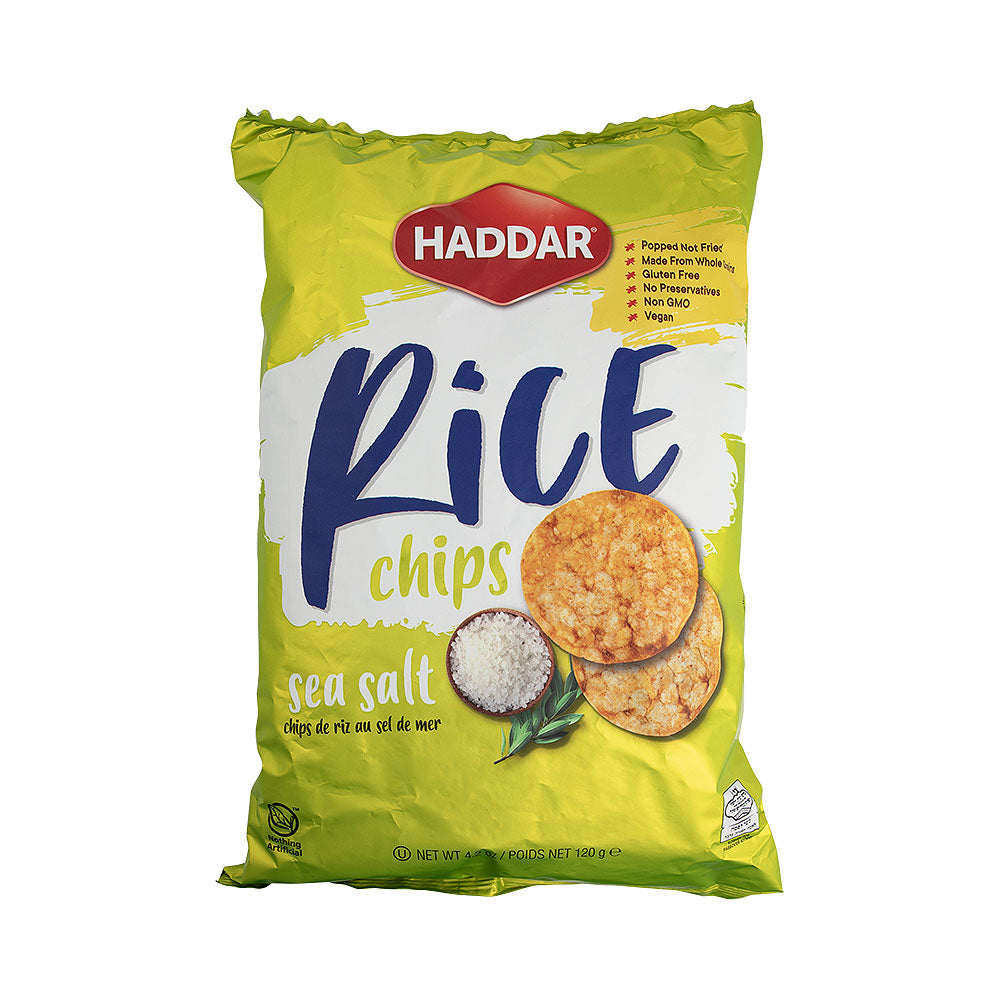 Hadder Multigrain Sea Salt Rice Chips Kitniyot 4.2 oz