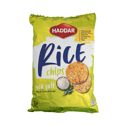 Hadder Multigrain Sea Salt Rice Chips Kitniyot 4.2 oz