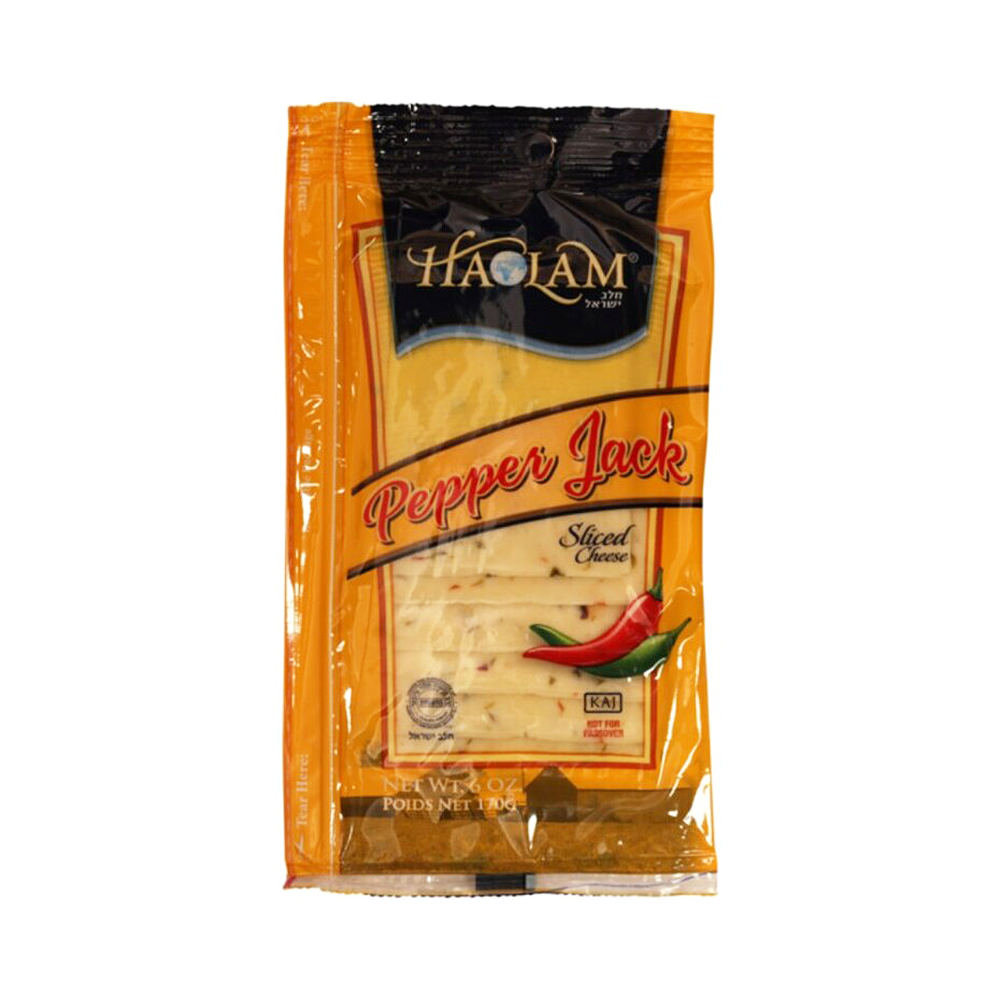 Haolam Pepper Jack Sliced Cheese 6 oz