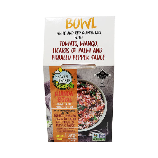 Heaven & Earth Quinoa Bowl Tomato Mango Hearts Of Palm And Piquillo Pepper Sauce 6.53 oz
