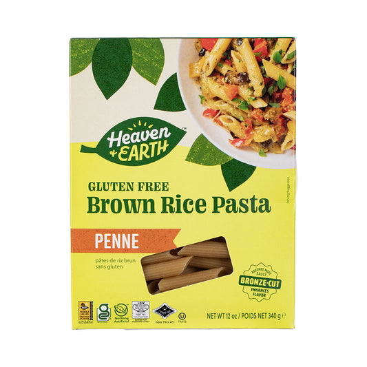 Heaven  Earth Brown Rice Penne 12oz