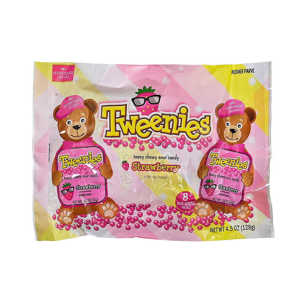 Heritage Tweenties Strawberry Chewy Sour Candy 4.5 oz