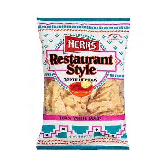 Herr's Restaurant Style Tortilla Chips 13 oz