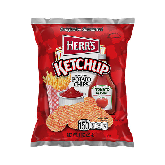 Herr's Ketchup Flavored Potato Chips 1 oz