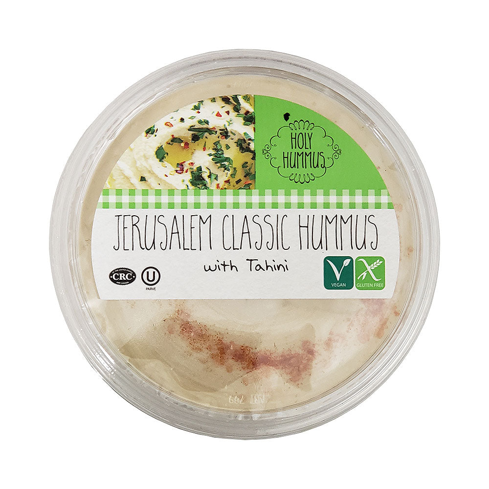 Holy Hummus Jerusalem Classic  Hummus With Tahini 10 oz