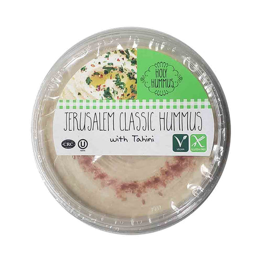 Holy Hummus Jerusalem Classic Hummus With Tahini 16 oz