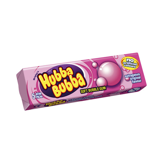 Hubba Bubba Original Soft Bubble Gum 5 pc
