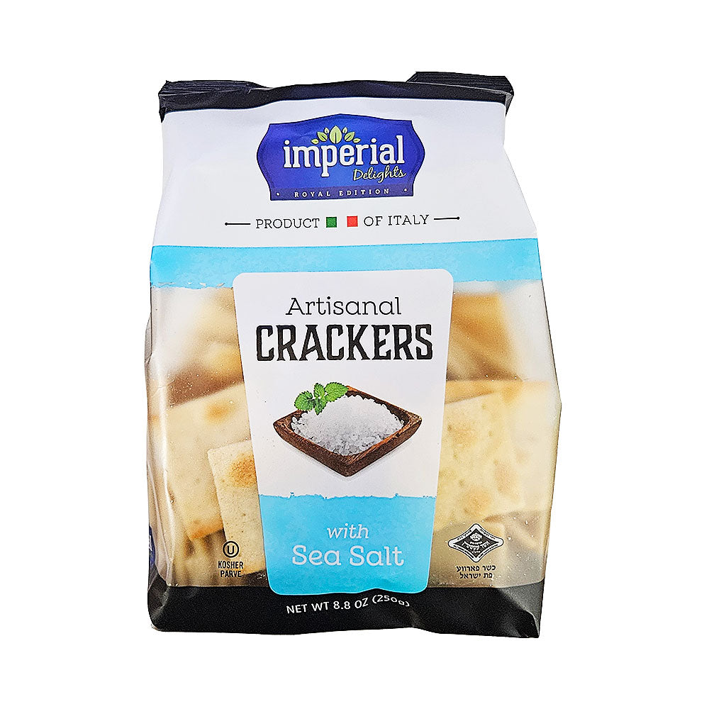 Imperial Delights Artisanal Crackers With Sea Salt 8.8oz