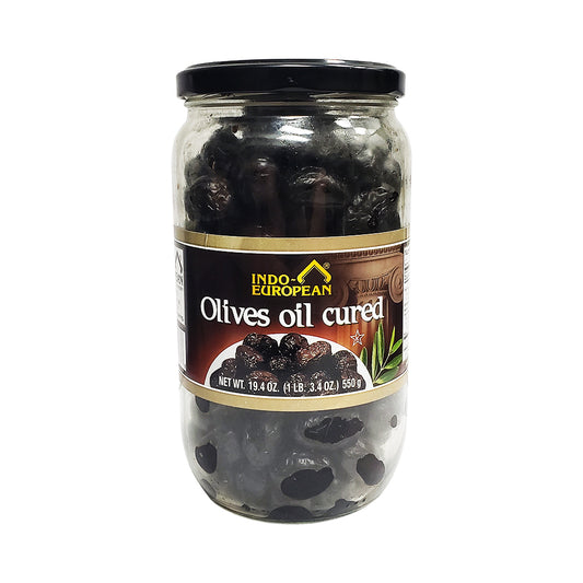 Indu European Olives Oil Cured 19.4 oz