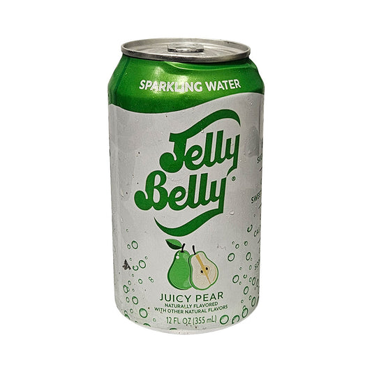 Jelly Belly Juicy Pear Sparkling Water 12 oz