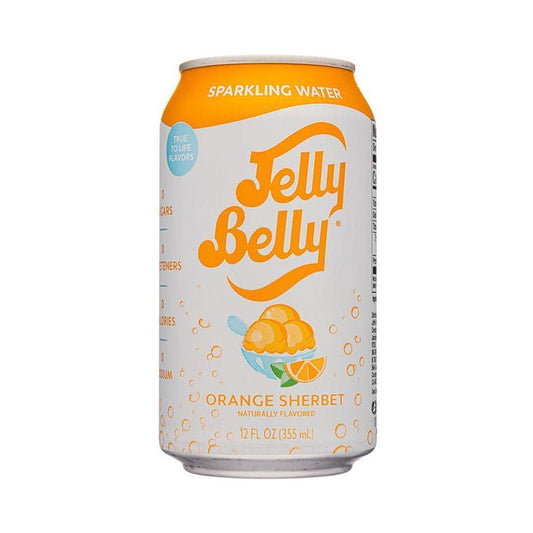 Jelly Belly Orange Sherbet Sparkling Water 12 oz