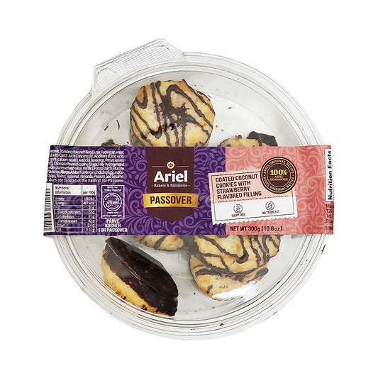 Ariel Coated Coconut Cookies With Strawberry Filling 10.6 oz