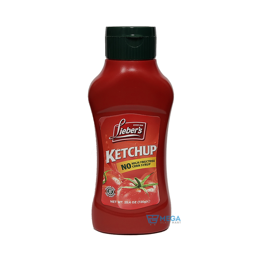Lieber's Ketchup No High Fructose Corn Syrup 25.4 oz