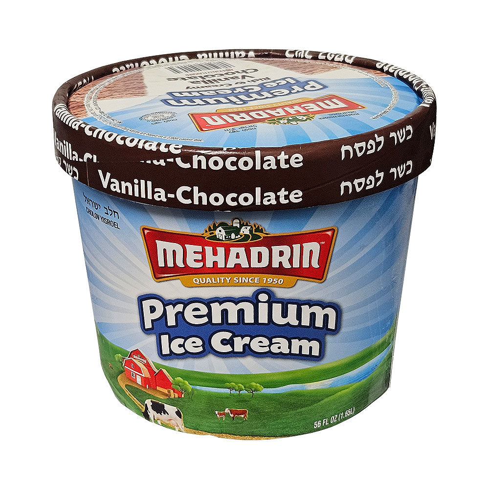 KFP Mehadrin Vanilla Chocolate  ice cream 56oz
