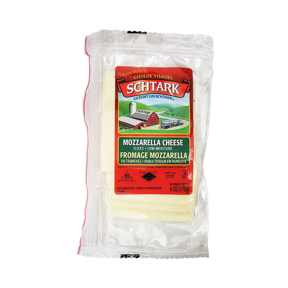 Schtark Sliced Mozzarella Cheese 6 oz