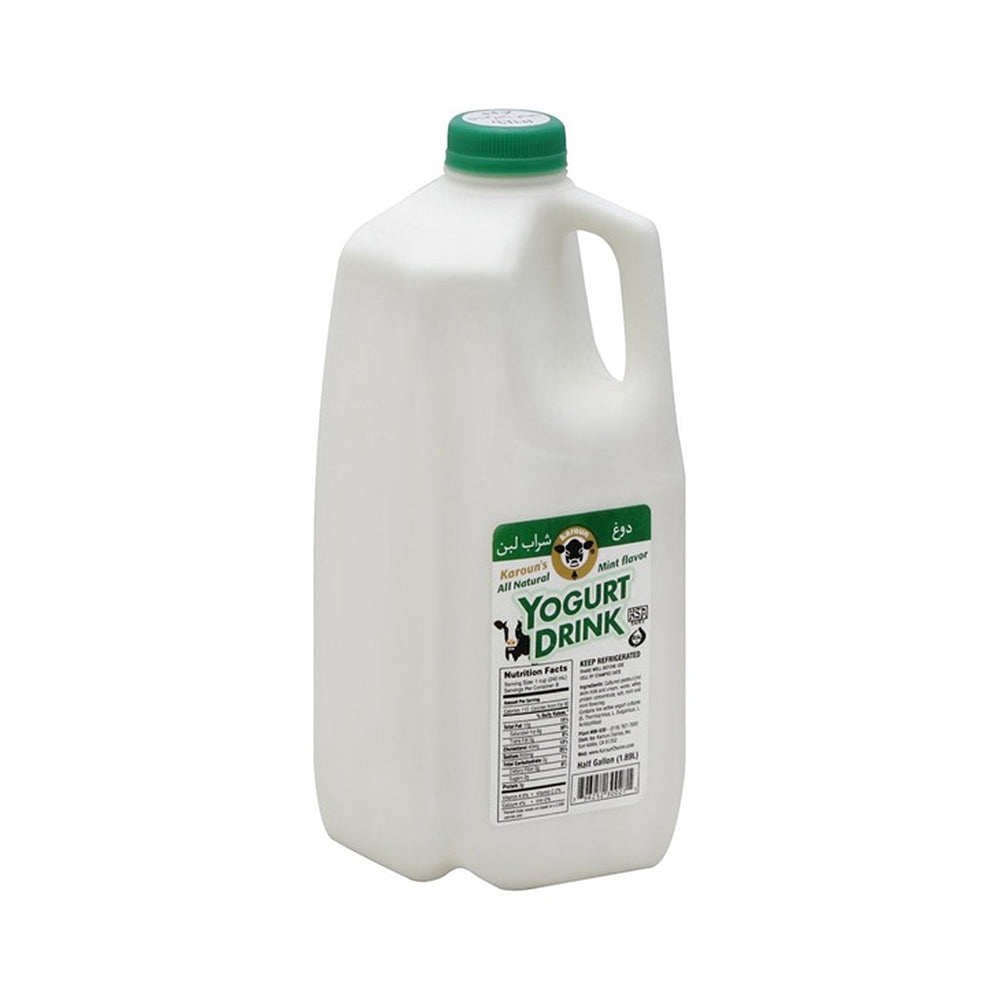 Karoun's Yogurt Drink Mint Flavor 0.5 Gal