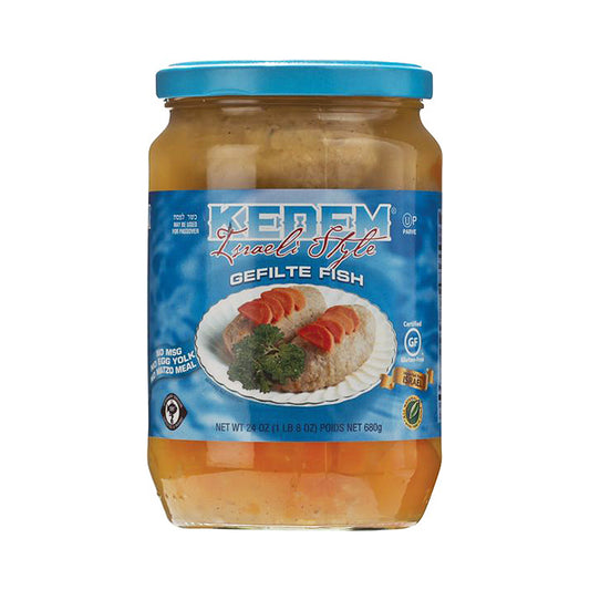 Kedem Israeli Style Gefilte Fish No MSG 24 oz