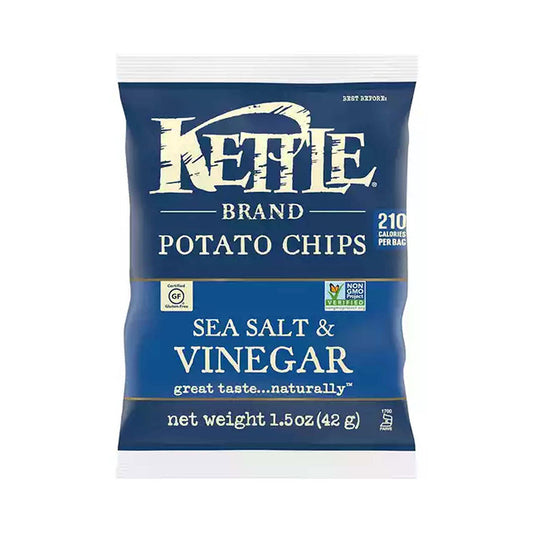 Kettle Potato Chips Sea Salt & Vinegar 1.5 oz
