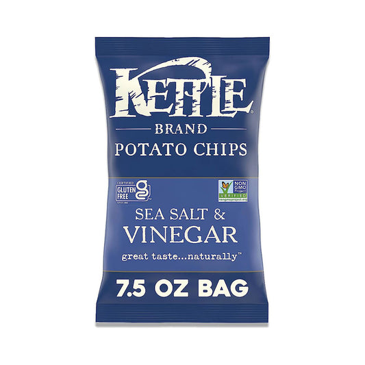 Kettle Sea Salt &amp; Vinegar Potato Chips 7.5 oz