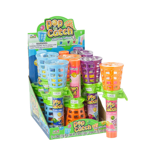 Kids Mania Pop &amp; Catch Lollipop 0.39 oz