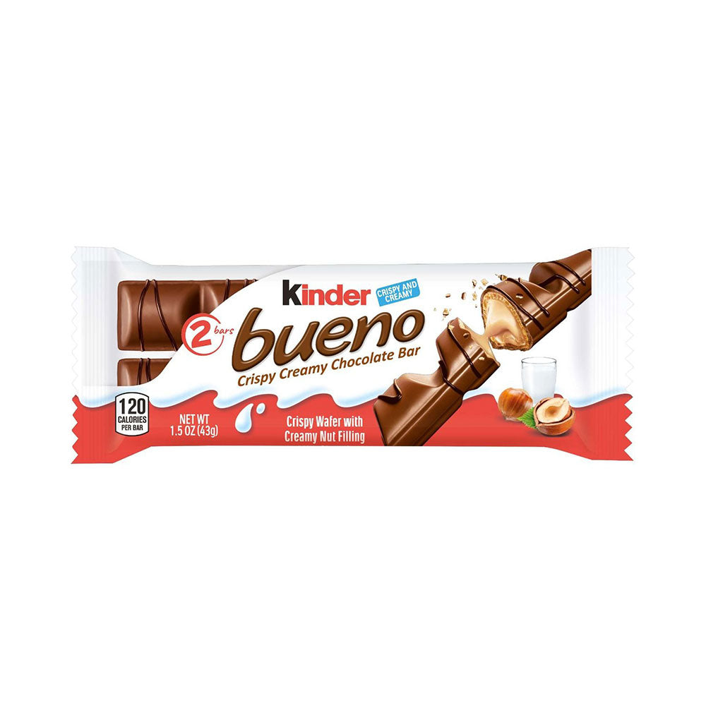 Kinder Bueno 2 Crispy Wafer With Creamy Nut Filling 1.5oz