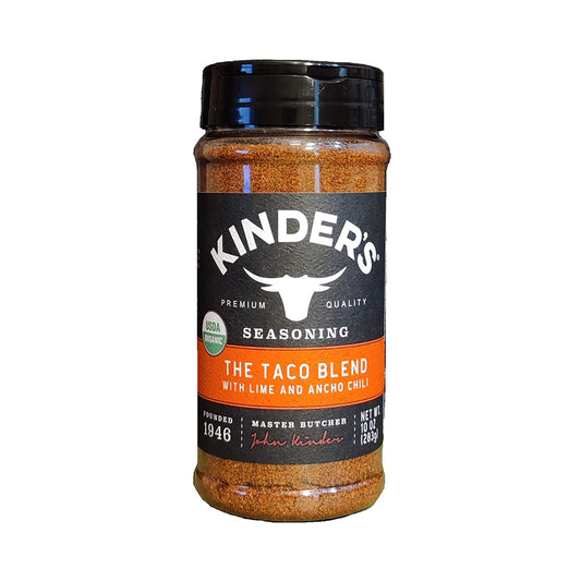 Kinder's Taco Seasoning With Lime and Ancho Chili 10 oz