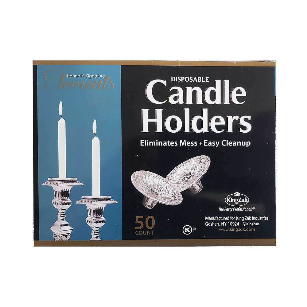 KingZak 50 Disposable Candle Holders