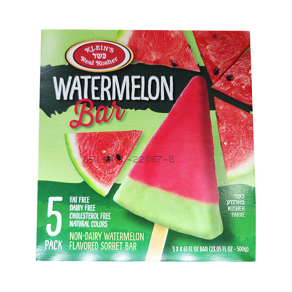 Klein's 5 Watermelon Sorbet Bars 23.05 oz