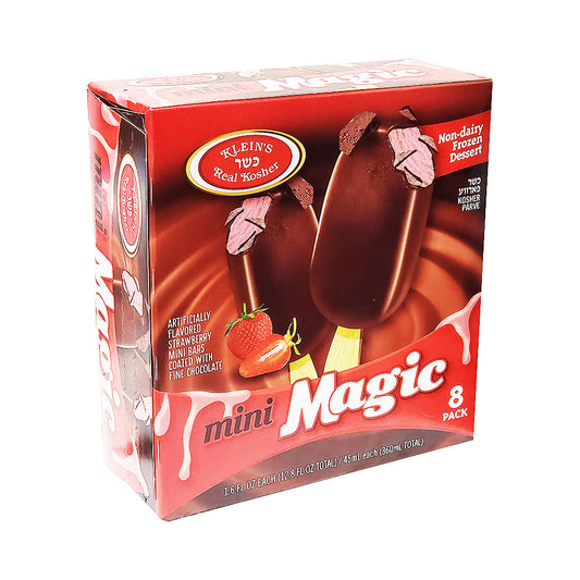 Klein's 8 Mini magic Strawberry Chocolate Coated Ice Cream Bars