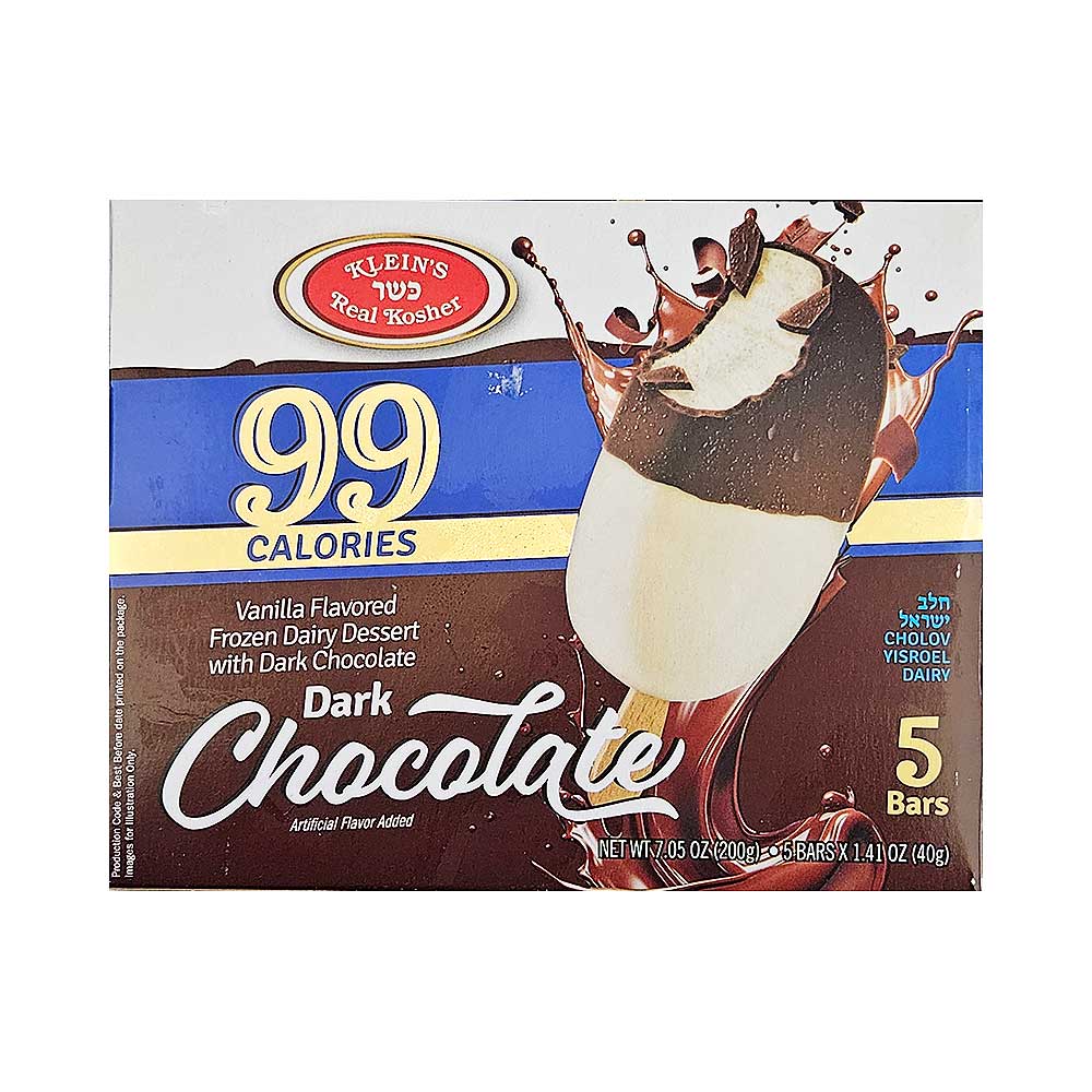 Klein's 99 Calories Dark Chocolate Bar 5x1.14oz