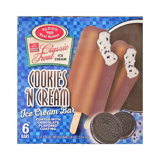 Klein's Classic Treat Cookies 'n Cream Ice Cream Bar 18 oz