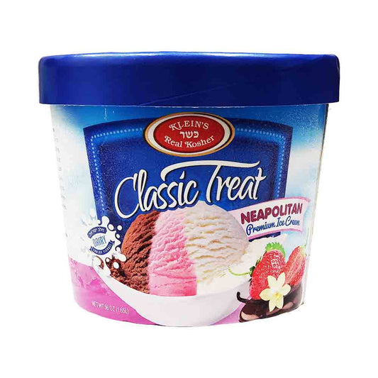 Klein's Classic Treat Neapolitan Ice Cream 56 oz