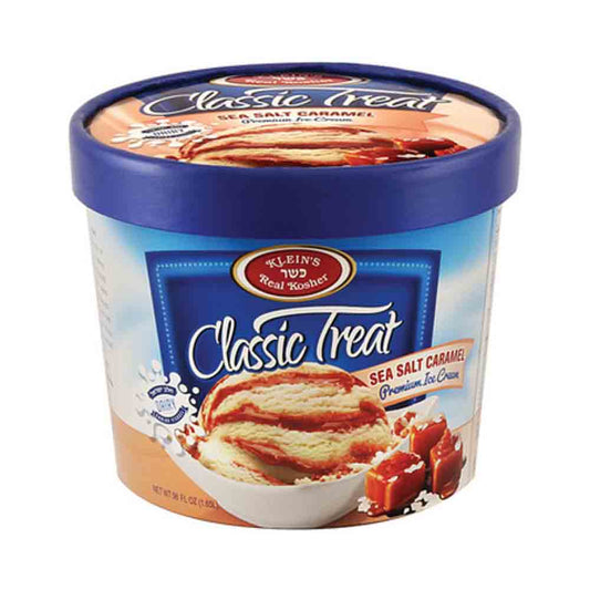 Klein's Classic Treat Sea Salt Caramel Premium Ice Cream 56 oz