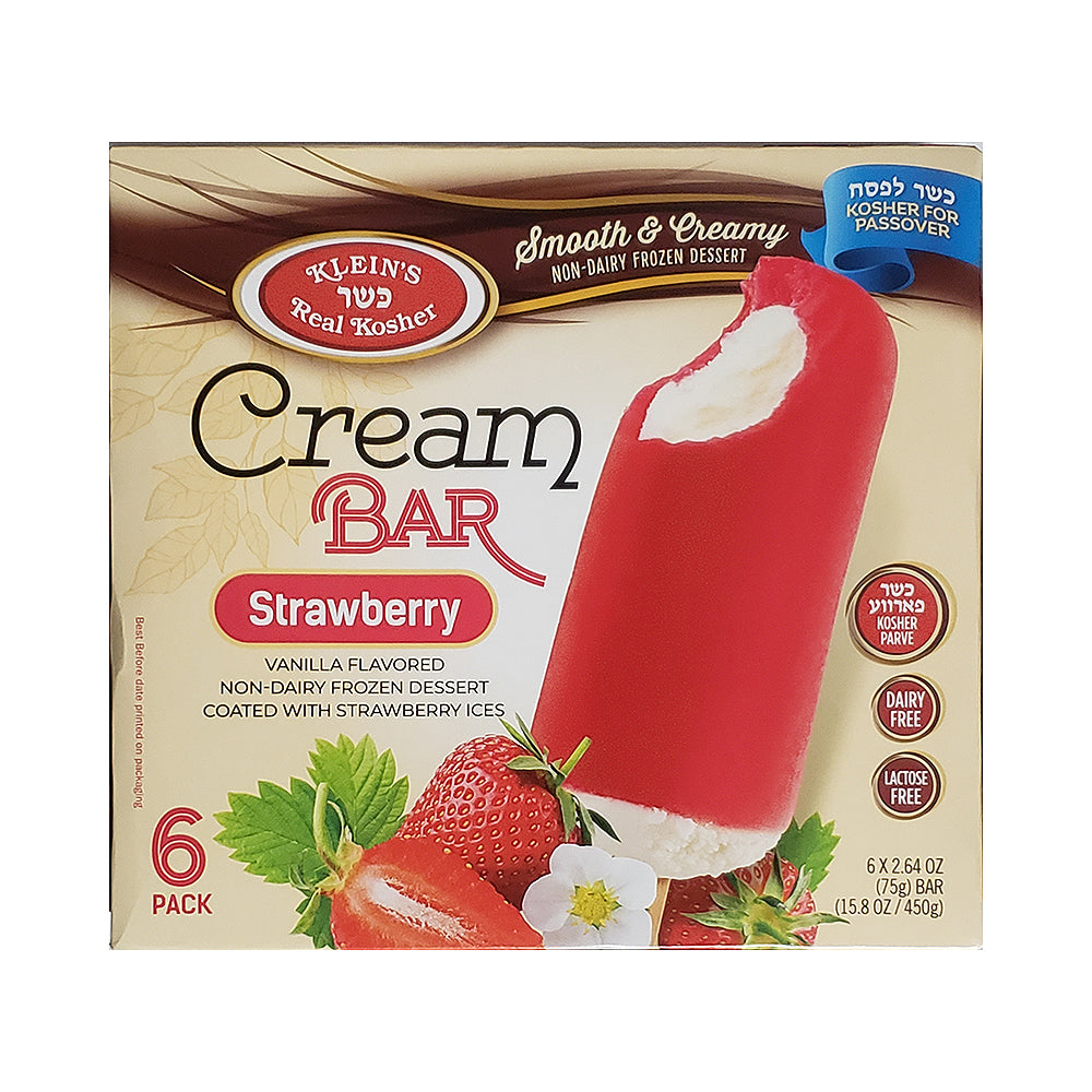 Klein's Cream Bar Strawberry 6 Pack