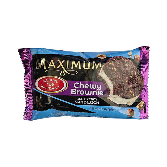 Klein's Maximum Chewy Brownie Ice Cream Sandwich 2.28oz