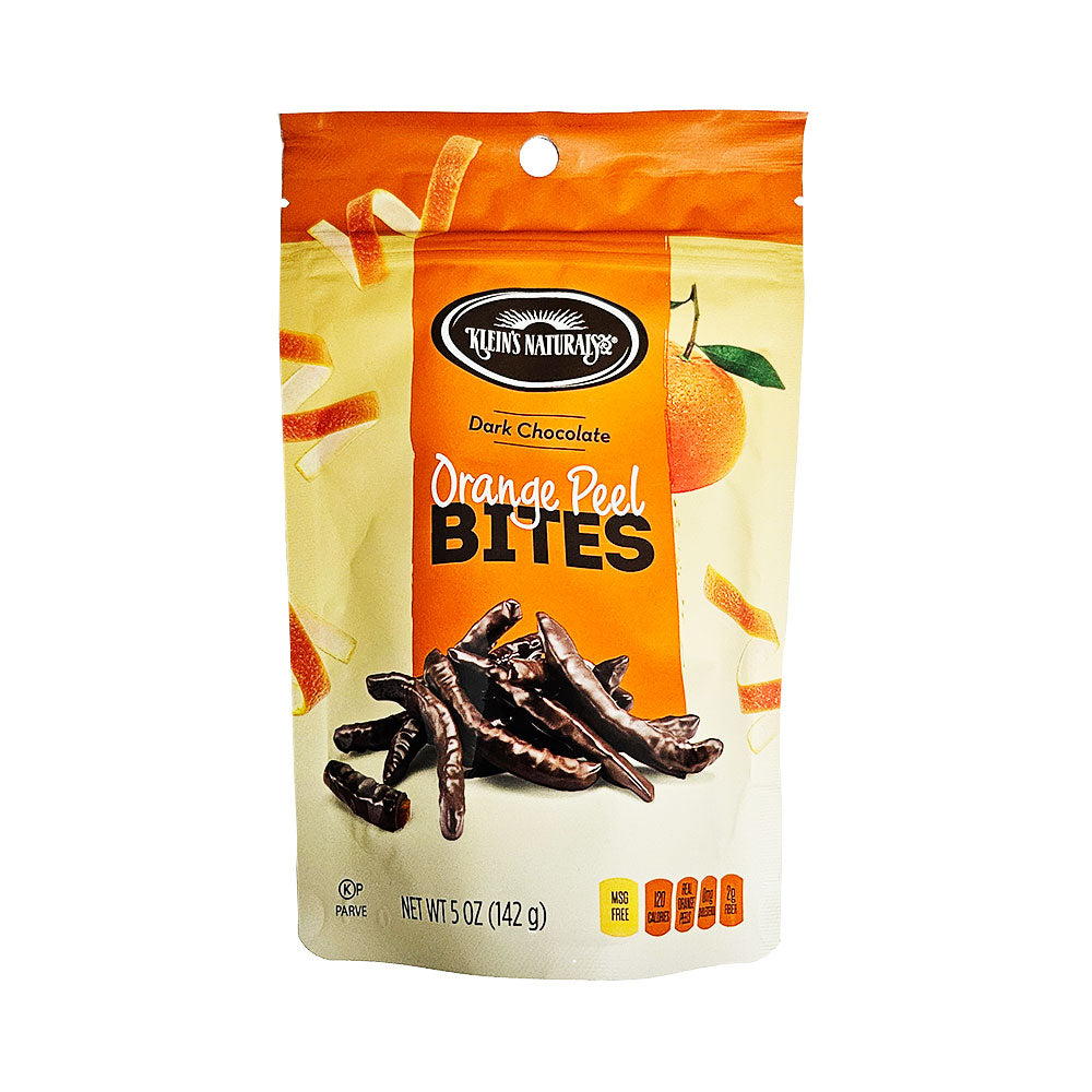 Klein's Natural Dark Chocolate Orange PeelBites 5oz