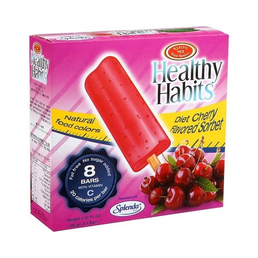 Klein's Healthy Habits Diet Cherry Ice Cream Bars 8 pk