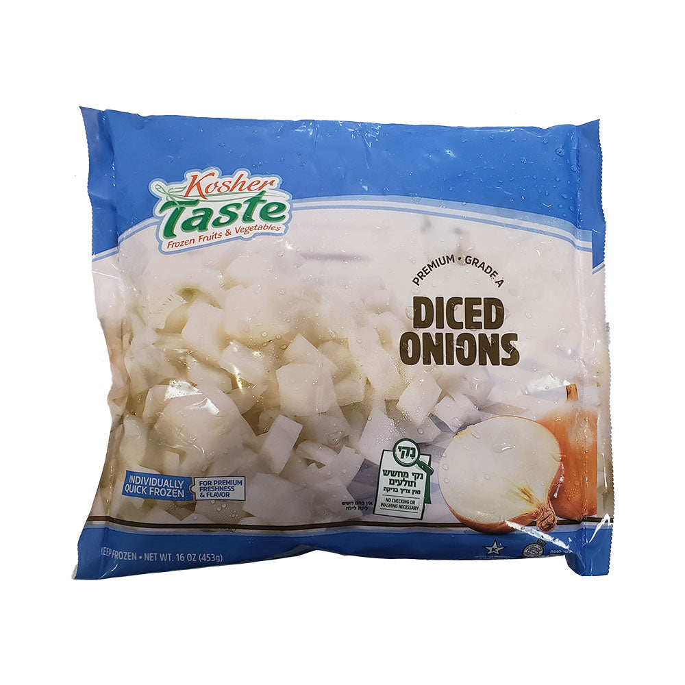 Kosher Taste Diced Onions 16 oz