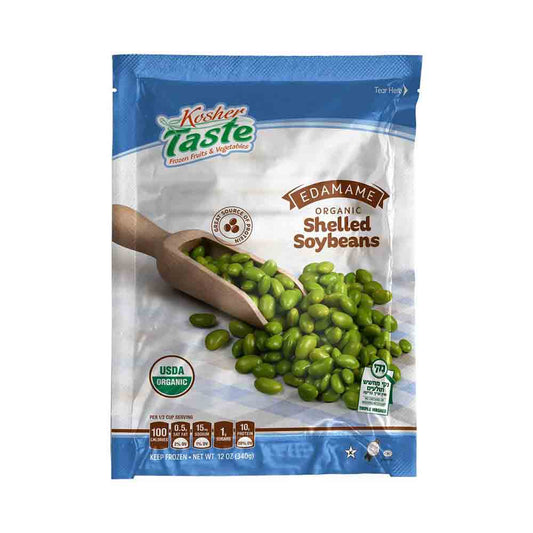 Kosher Taste Edamame Organic Shelled Soybeans 12 oz