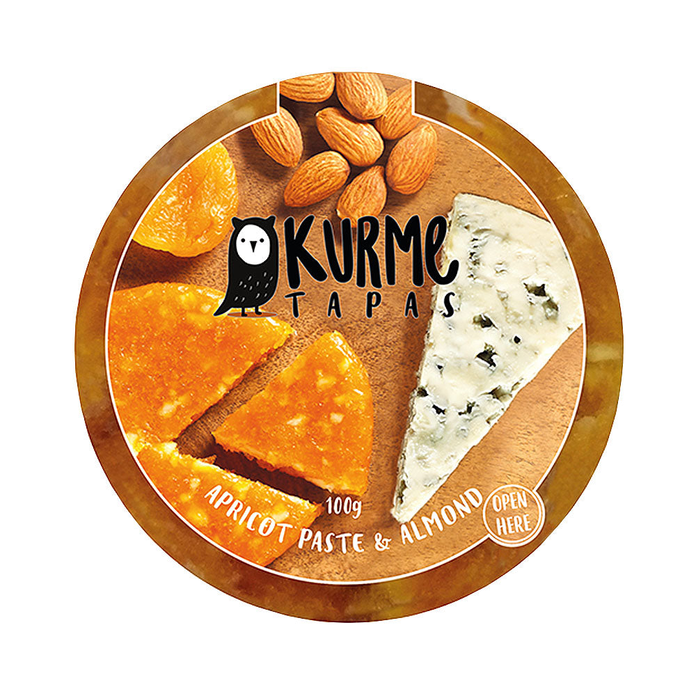 Kurme Tapas Apricot Paste &amp; Almond 3.53 oz