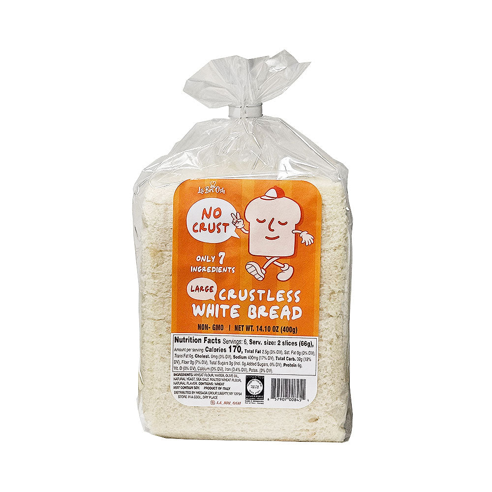 La Bri Osh Crustless White Bread 10.58 oz
