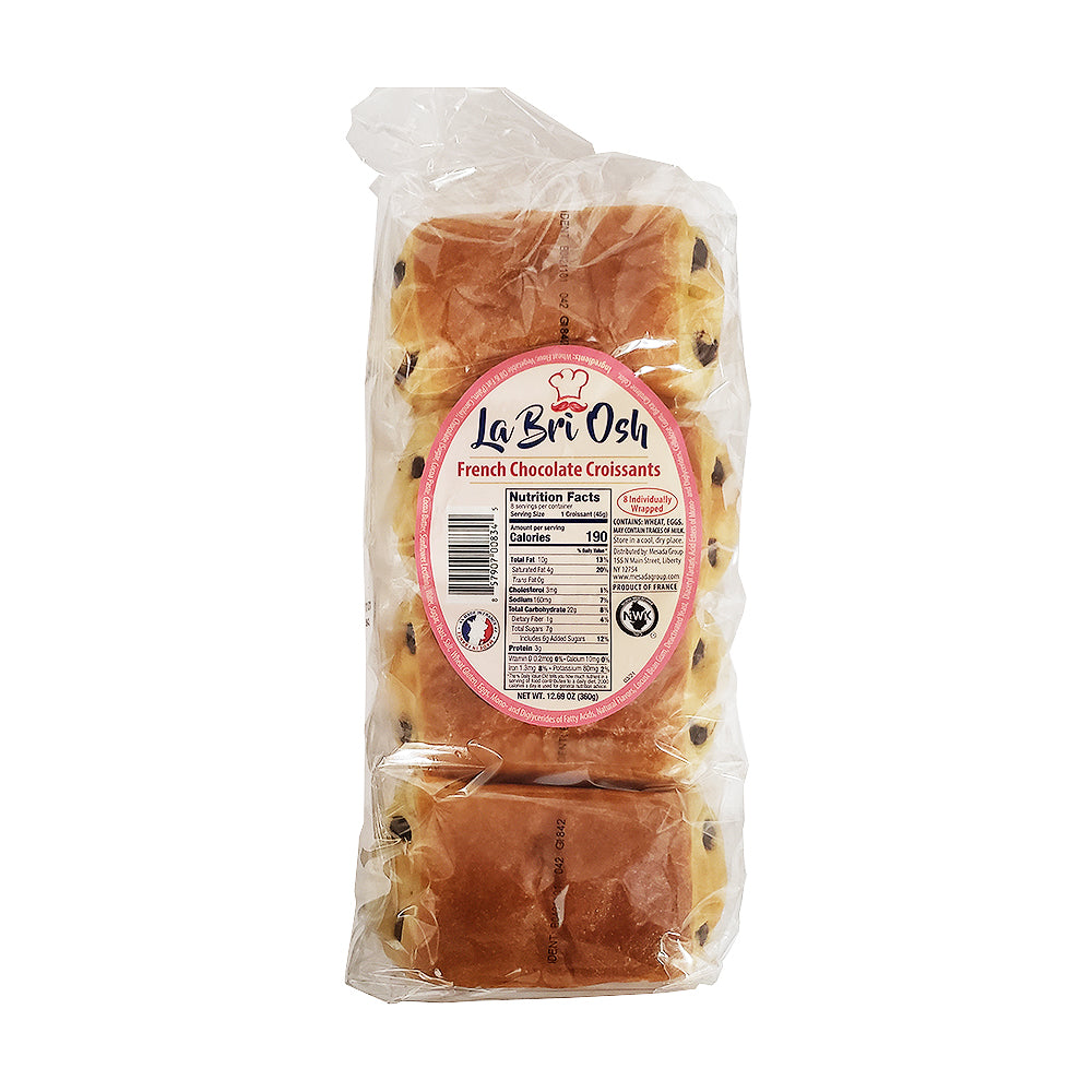 La Bri Osh French Chocolate Croissants 12.69 oz