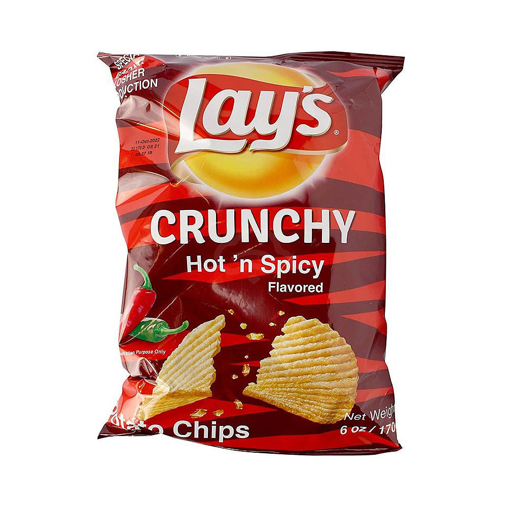 Lay's Crunchy Hot' n Spicy Flavored 6 oz