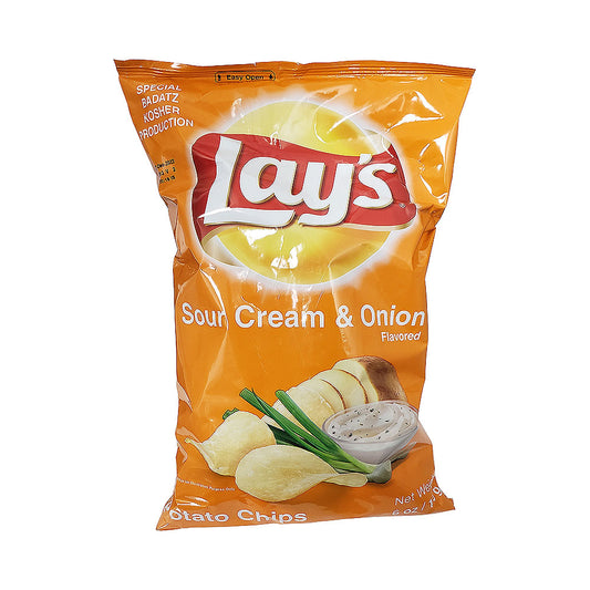 Lay's Sour Cream &amp; Onion Flavored Potato Chips 6 oz