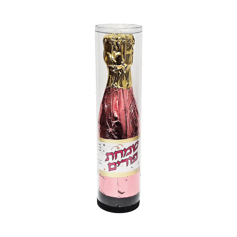 Le Chocolate Purim Chocolate Bottle Pink 2 oz