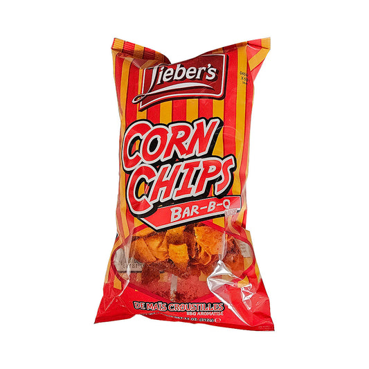 Lieber's Corn Chips Bar-B-Q Flavored 11 oz