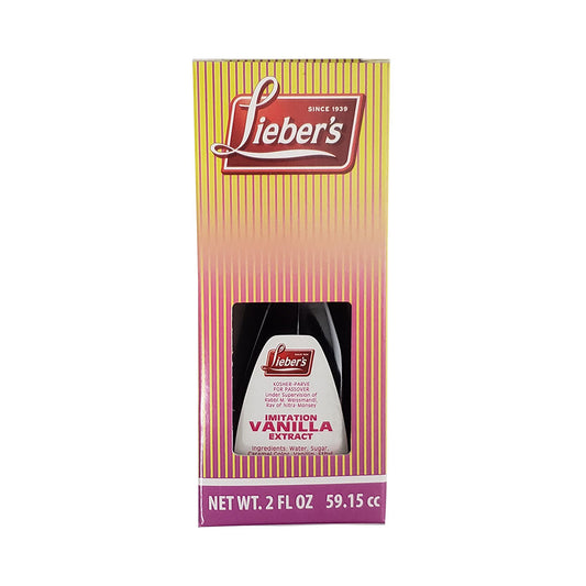 Lieber's Imitation Vanilla Extract 2 oz