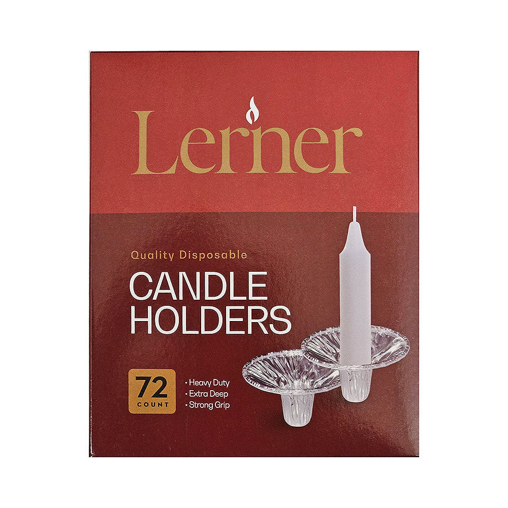 Lerner Disposable Candle Holders 72 ct